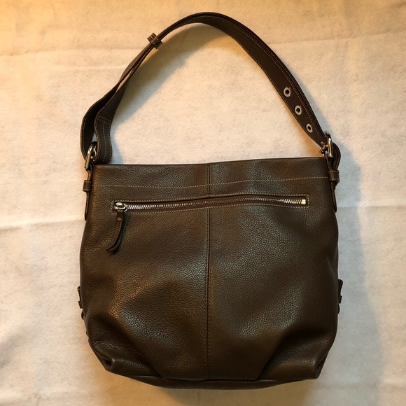 Coach Handbags - Coach Pebbled Leather Duffle Hobo Shoulder Bag